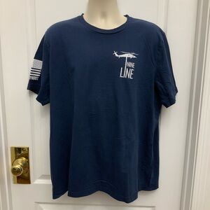 Nine Line Jeep Navy Blue Graphic T-Shirt